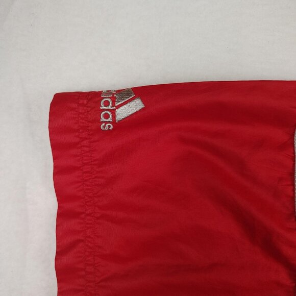 VTG Adidas Team Tricot Windbreaker Shirt Mens sz XL Athletic Pullover - Picture 6 of 9